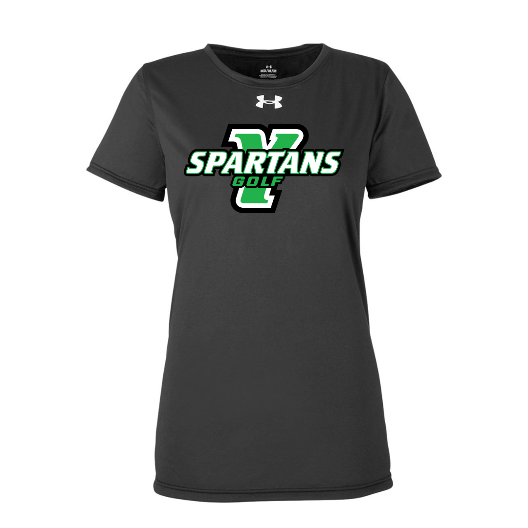 CUSTOM UNDER ARMOUR WOMEN'S TECH TEAM SHORT SLEEVE T-SHIRT - GOLF