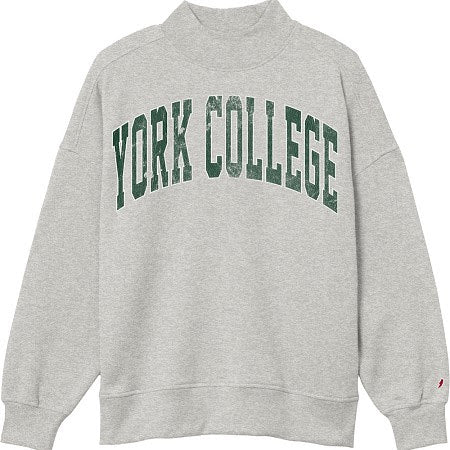 LEAGUE DIANA YORK COLLEGE MOCK NECK