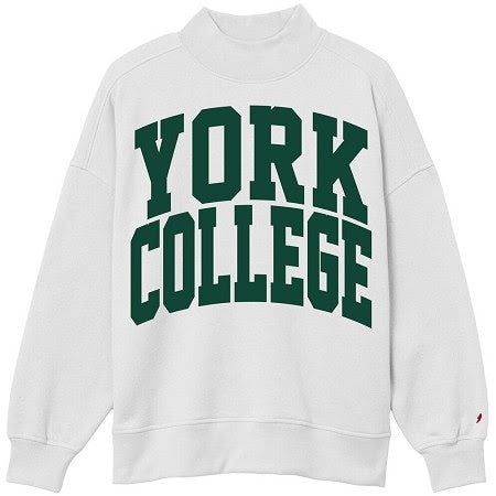 LEAGUE DIANA YORK COLLEGE MOCK NECK