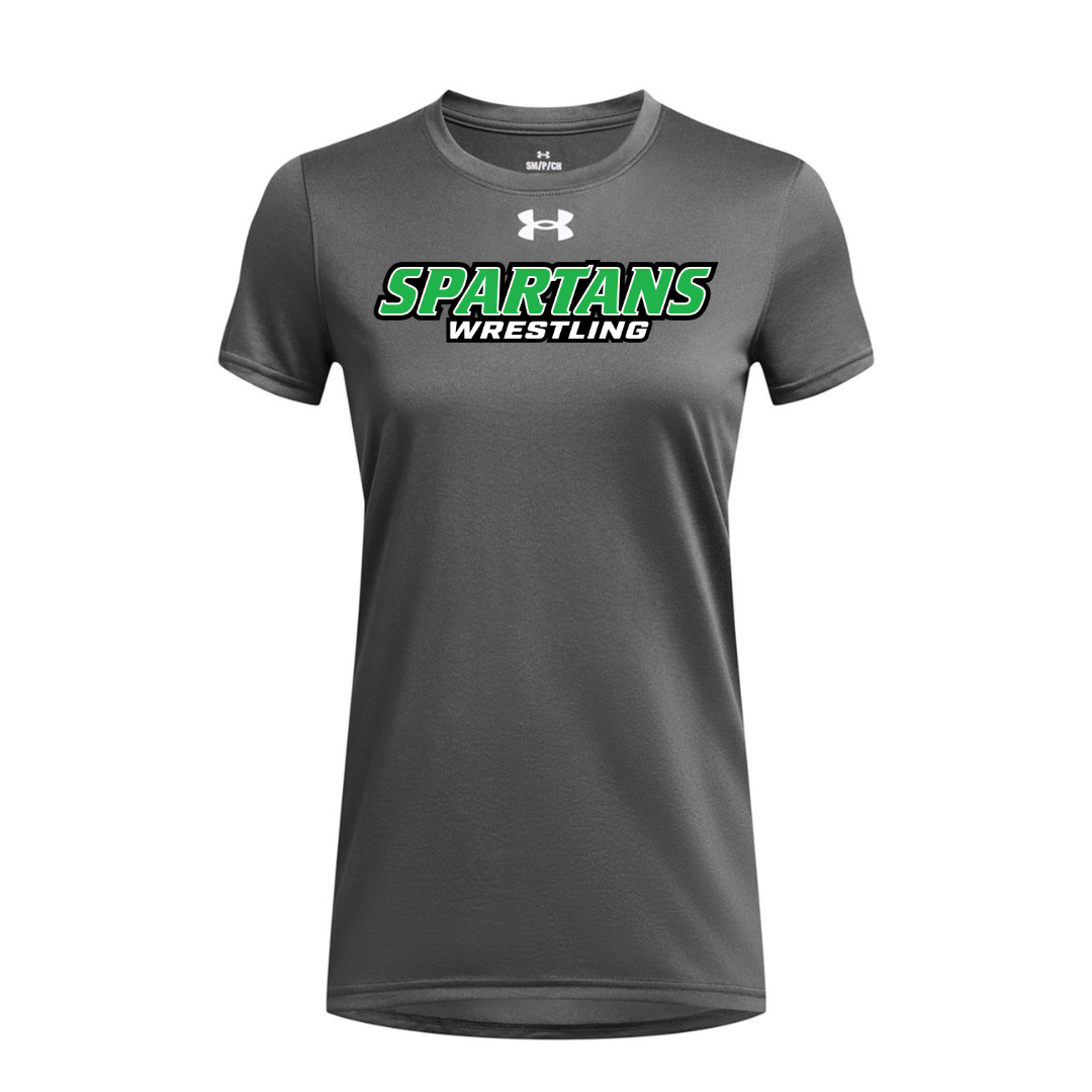 CUSTOM UNDER ARMOUR WOMEN'S TECH TEAM SHORT SLEEVE T-SHIRT - WRESTLING