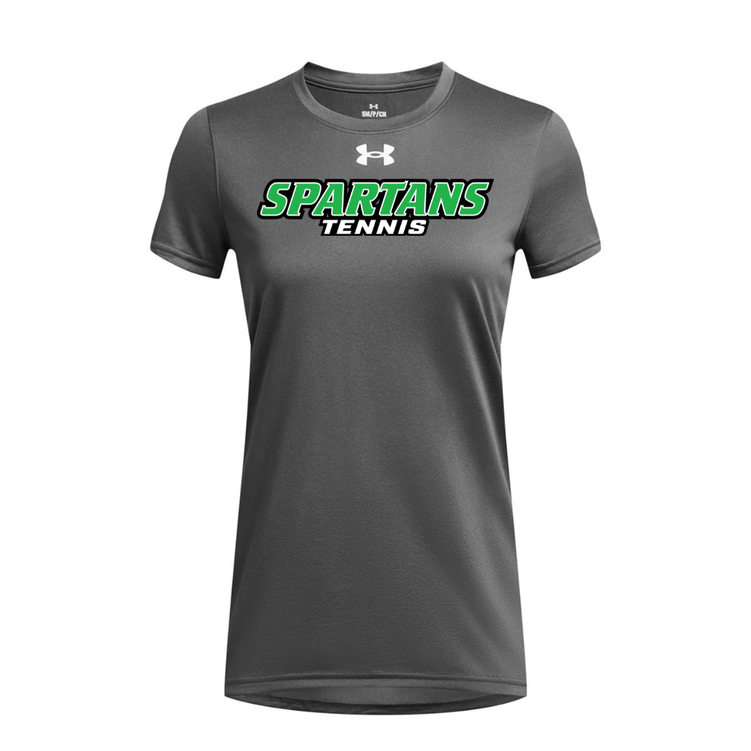 CUSTOM UNDER ARMOUR WOMEN'S TECH TEAM SHORT SLEEVE T-SHIRT - TENNIS
