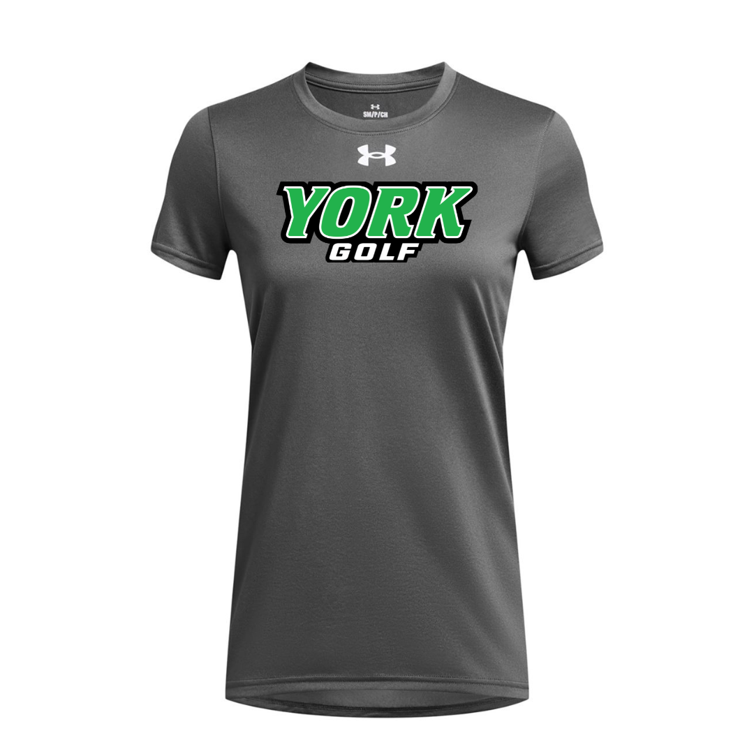CUSTOM UNDER ARMOUR WOMEN'S TECH TEAM SHORT SLEEVE T-SHIRT - GOLF