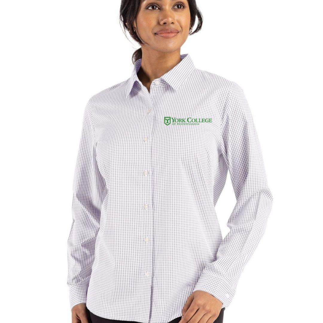 BoT- CUTTER & BUCK WOMEN'S YORK LONG SLEEVE DRESS SHIRT
