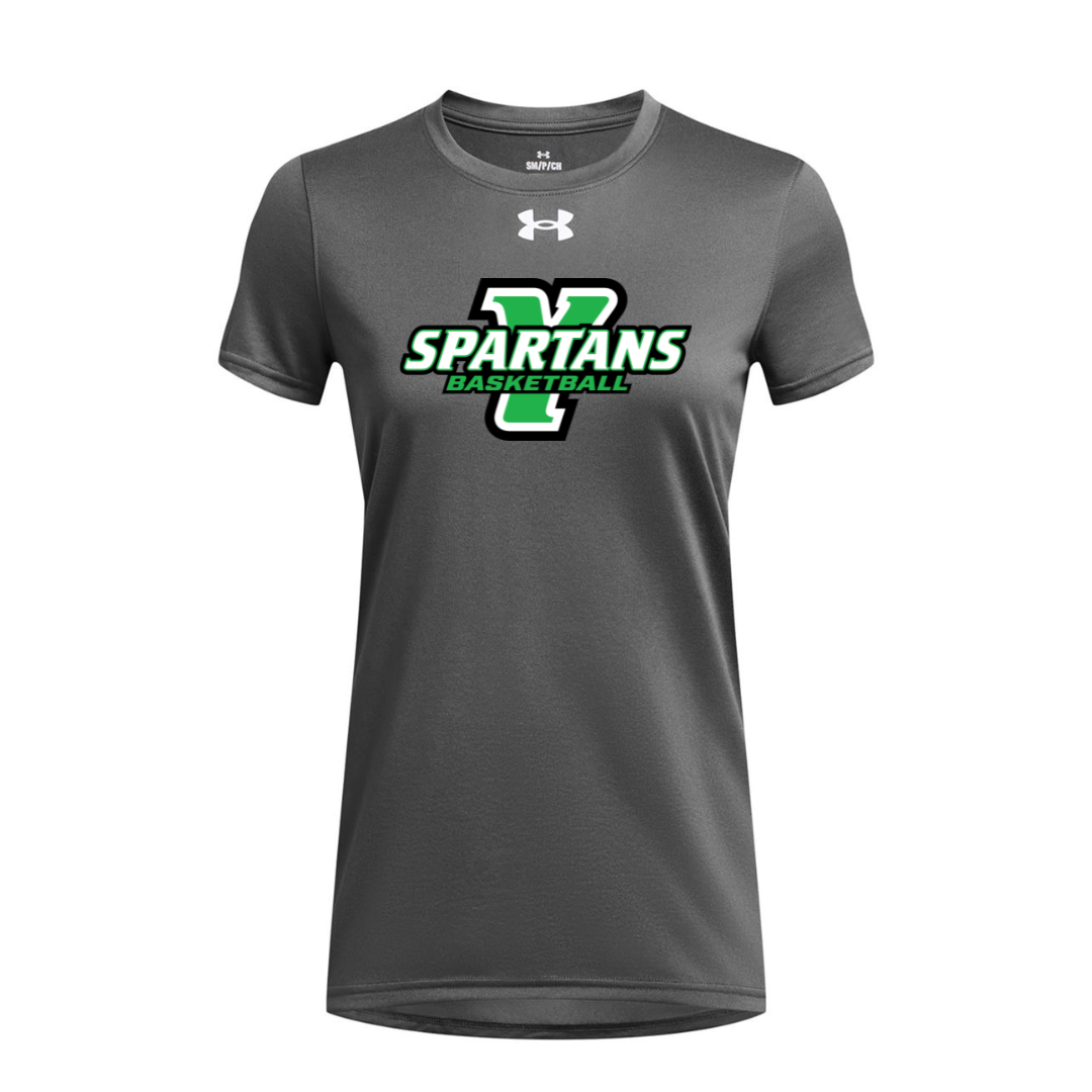 CUSTOM UNDER ARMOUR WOMEN'S TECH TEAM SHORT SLEEVE T-SHIRT - BASKETBALL