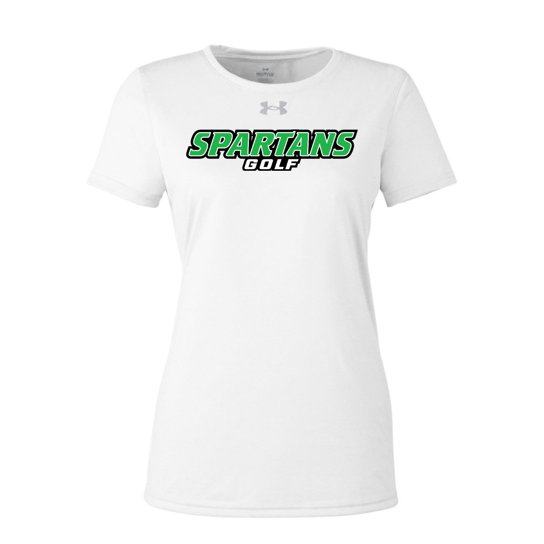 CUSTOM UNDER ARMOUR WOMEN'S TECH TEAM SHORT SLEEVE T-SHIRT - GOLF