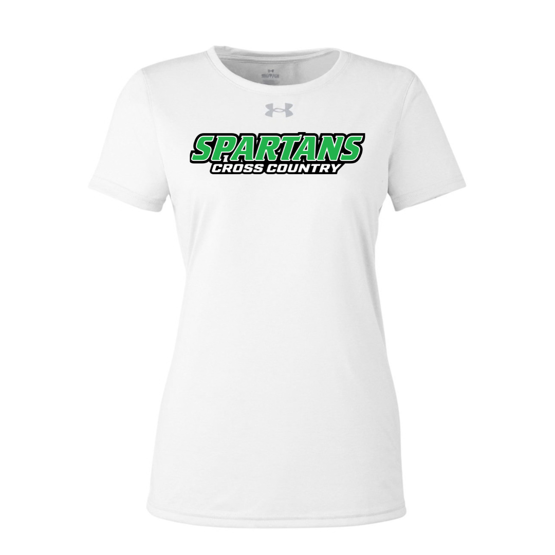 CUSTOM UNDER ARMOUR WOMEN'S TECH TEAM SHORT SLEEVE T-SHIRT - CROSS COUNTRY