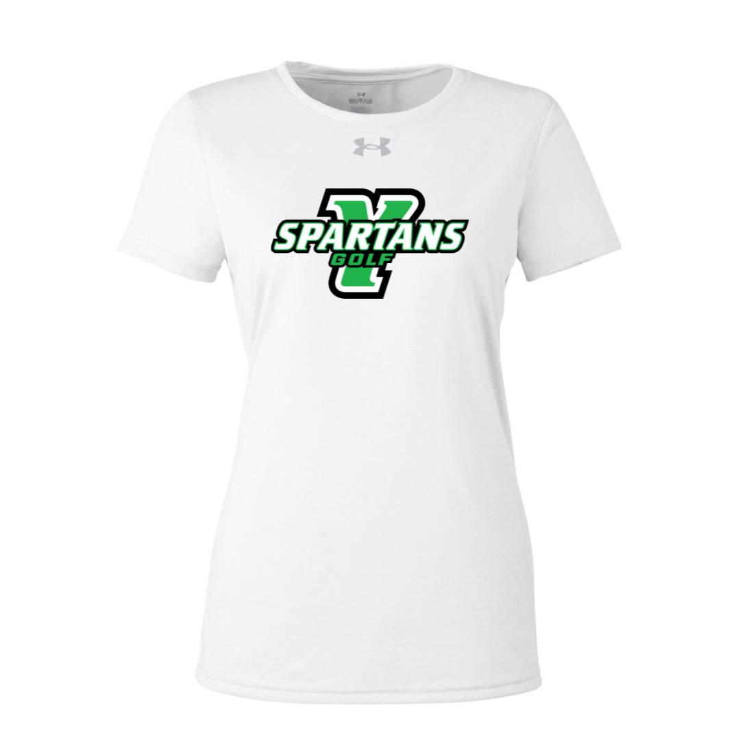 CUSTOM UNDER ARMOUR WOMEN'S TECH TEAM SHORT SLEEVE T-SHIRT - GOLF
