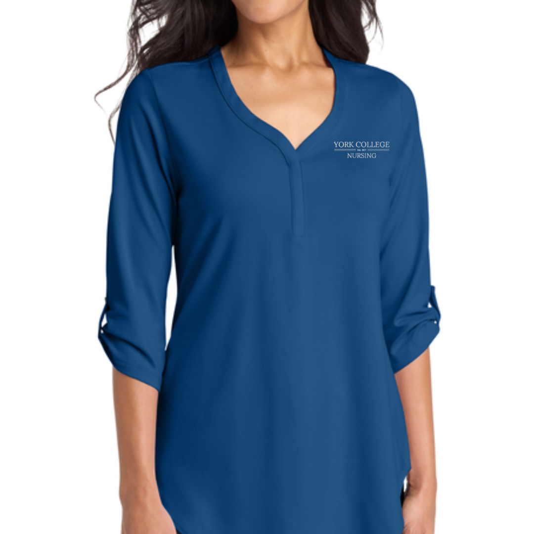NURSING EMP SHOP - PORT AUTHORITY WOMEN'S CITY STRETCH 3/4 SLEEVE TUNIC