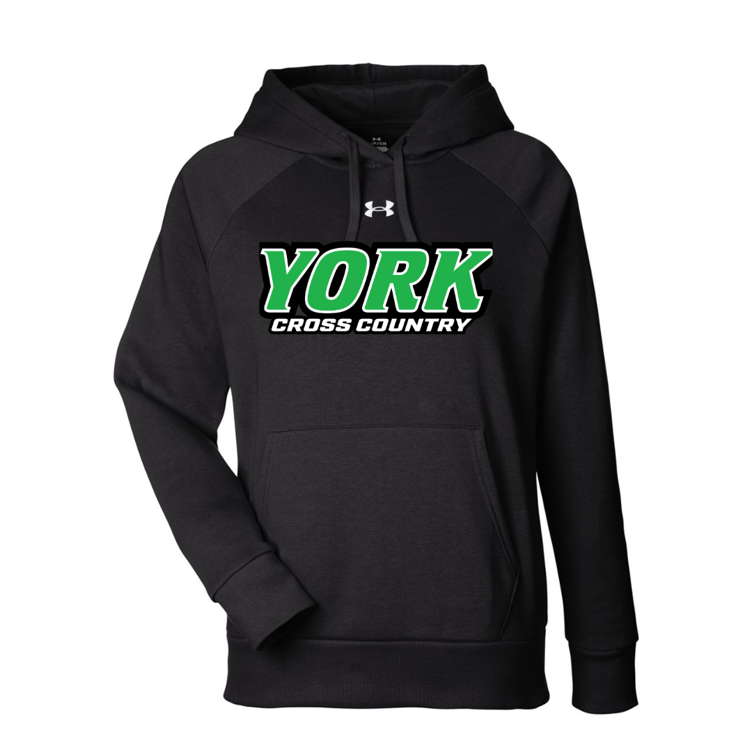 CUSTOM UNDER ARMOUR WOMEN'S RIVAL FLEECE HOODIE - CROSS COUNTRY
