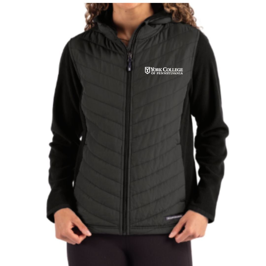 EMP SHOP- CUTTER & BUCK WOMEN'S INSULATED FLEECE HOODED JACKET- backordered until 10/23