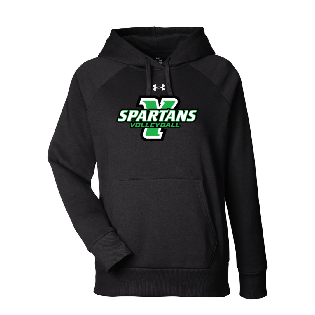 CUSTOM UNDER ARMOUR WOMEN'S RIVAL FLEECE HOODIE - VOLLEYBALL