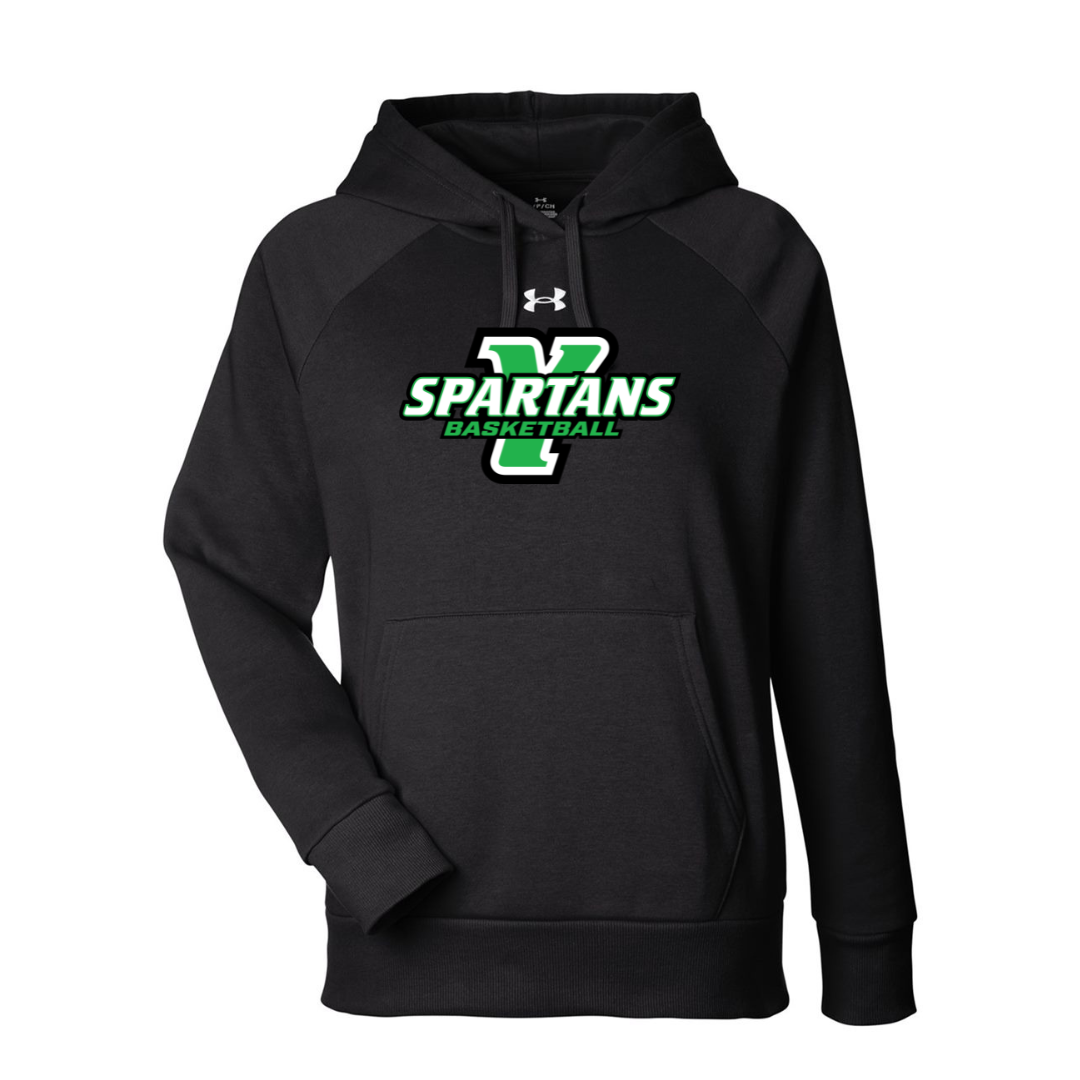 CUSTOM UNDER ARMOUR WOMEN'S RIVAL FLEECE HOODIE - BASKETBALL