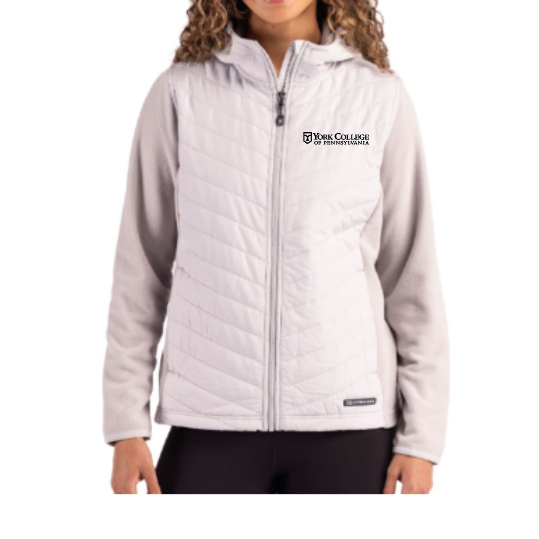 EMP SHOP- CUTTER & BUCK WOMEN'S INSULATED FLEECE HOODED JACKET- backordered until 10/23