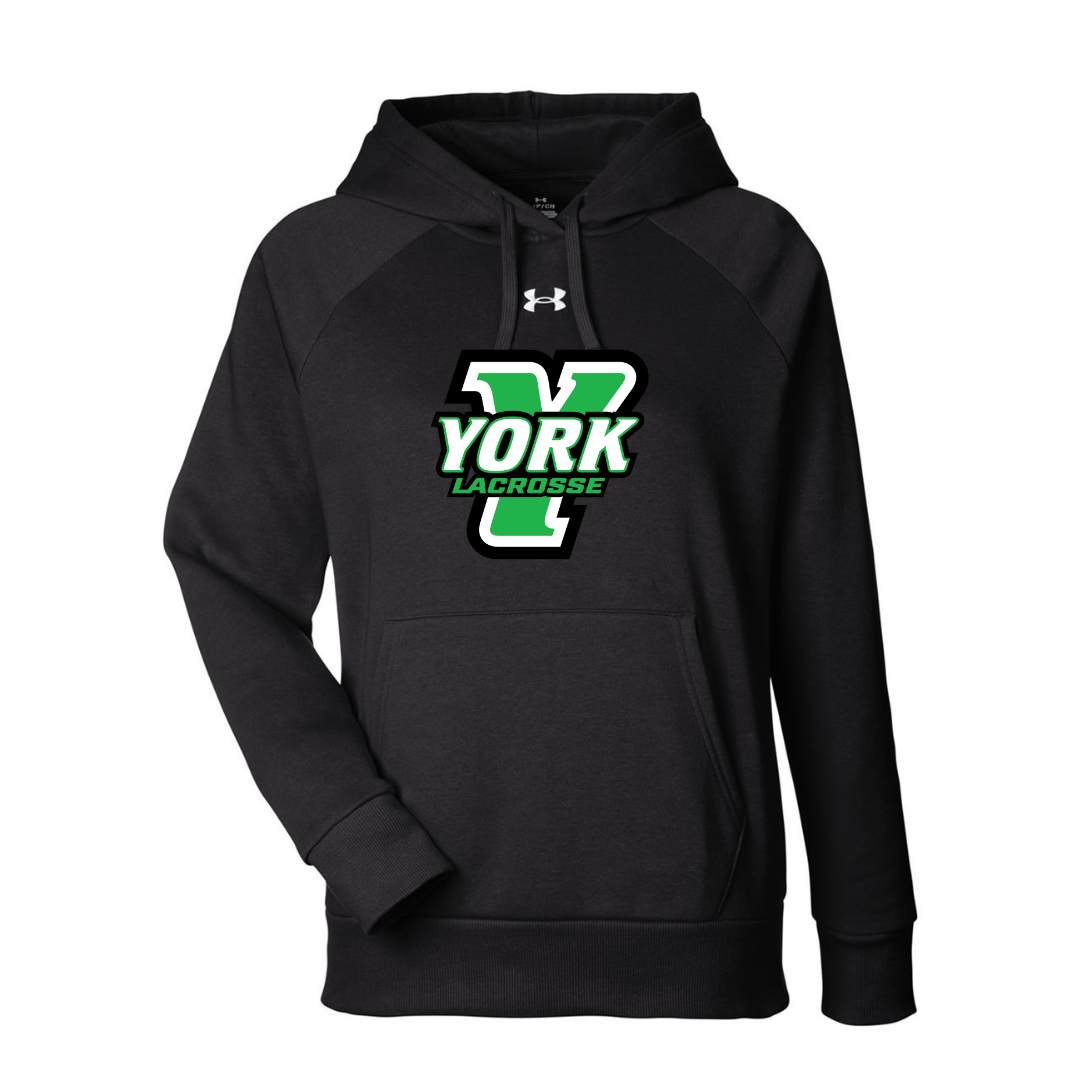 CUSTOM UNDER ARMOUR WOMEN'S RIVAL FLEECE HOODIE - LACROSSE