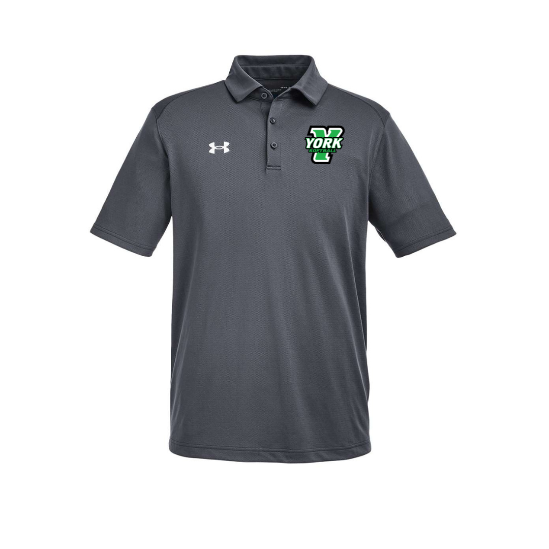 CUSTOM UNDER ARMOUR MEN'S TECH POLO - SOFTBALL