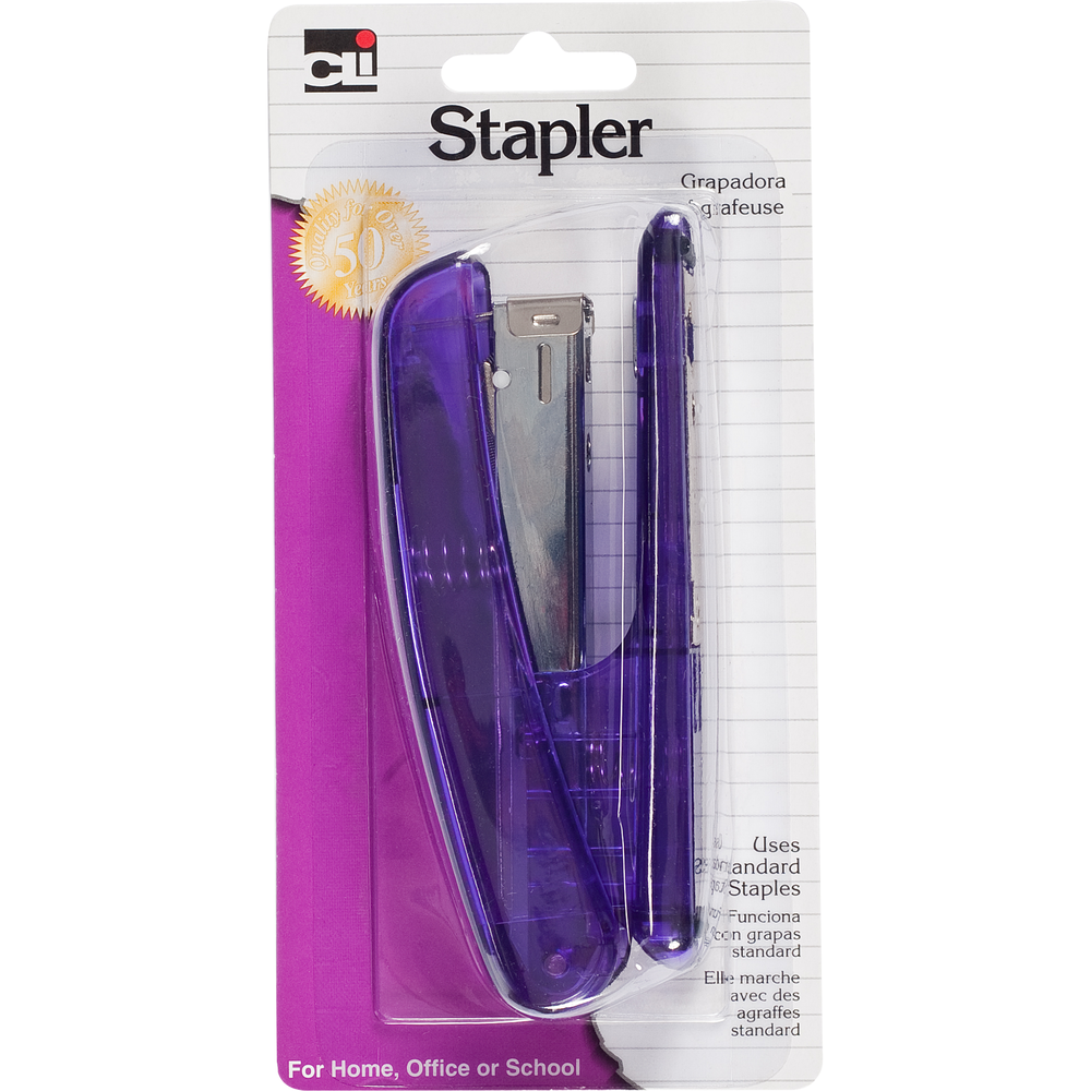 Stapler - Plastic - Assorted Colors