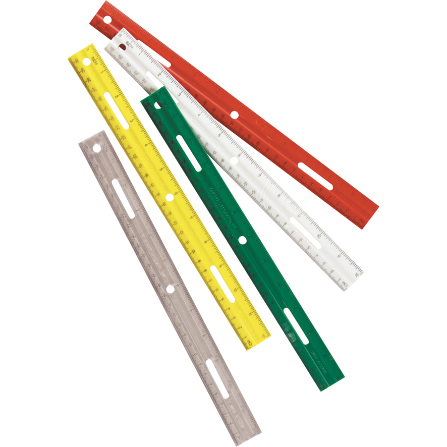 Ruler: Plastic Assorted Colors