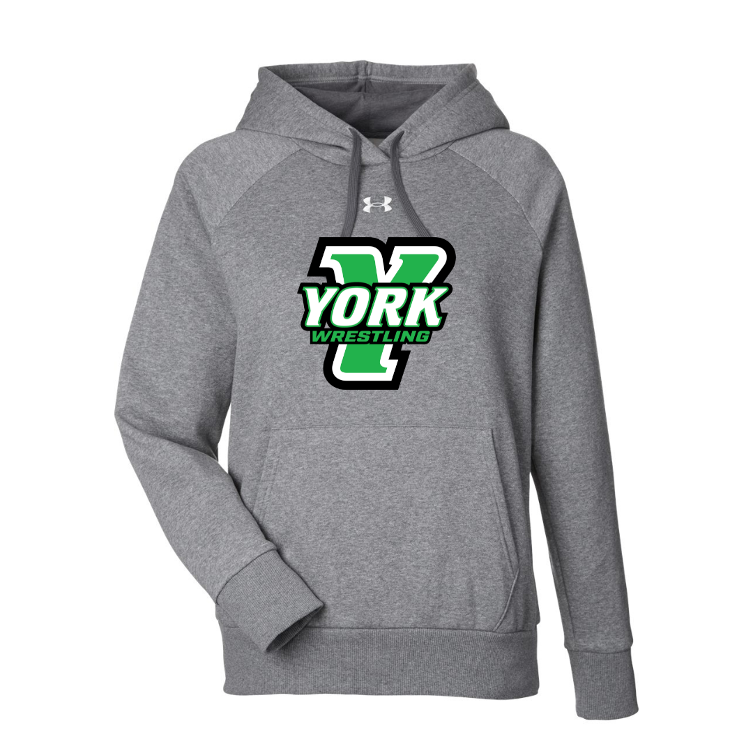 CUSTOM UNDER ARMOUR WOMEN'S RIVAL FLEECE HOODIE - WRESTLING