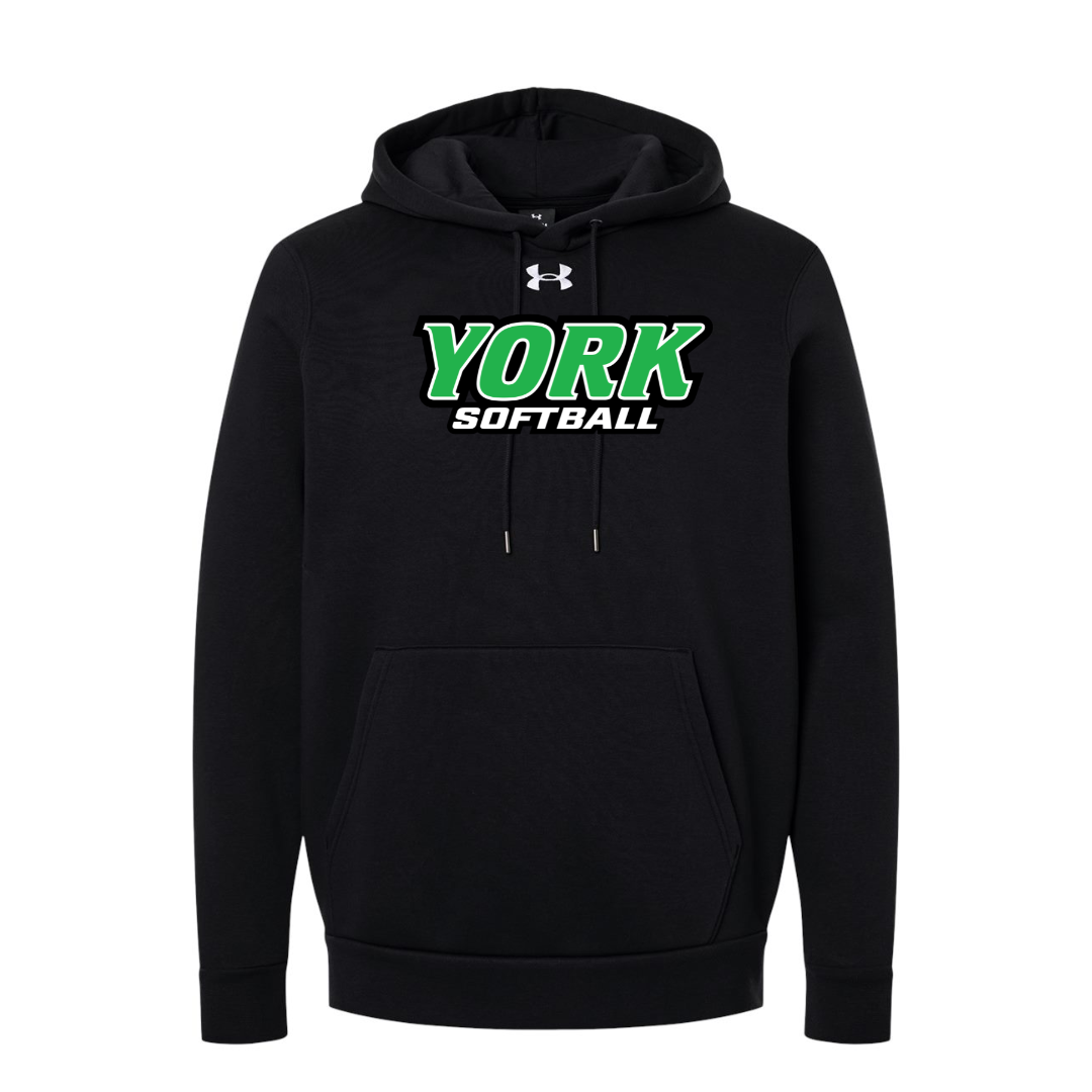 CUSTOM UNDER ARMOUR MEN'S ICON FLEECE HOODIE - SOFTBALL