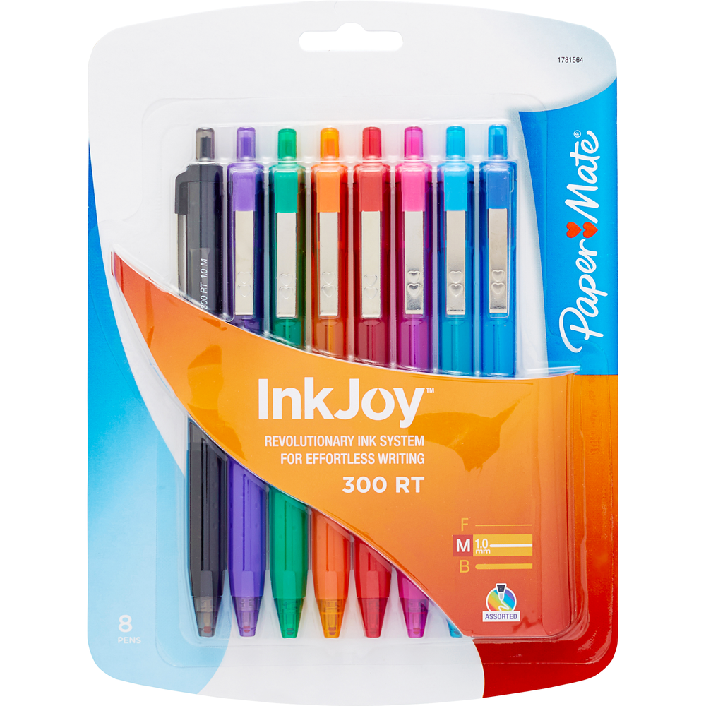 Pen: Retractable Ballpoint 300RT - 1.0mm - 8 Pack