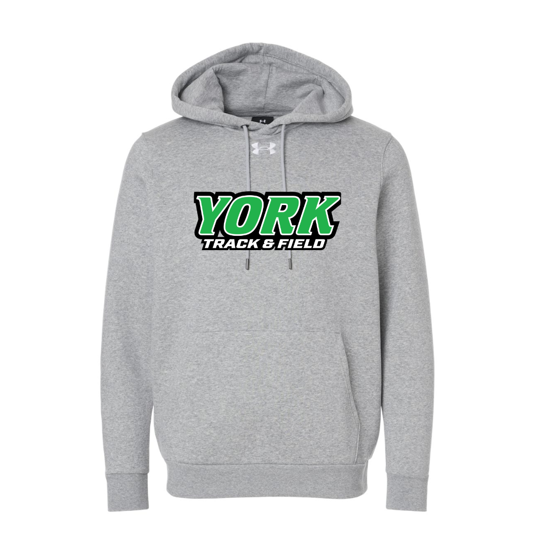 CUSTOM UNDER ARMOUR MEN'S ICON FLEECE HOODIE - TRACK AND FIELD