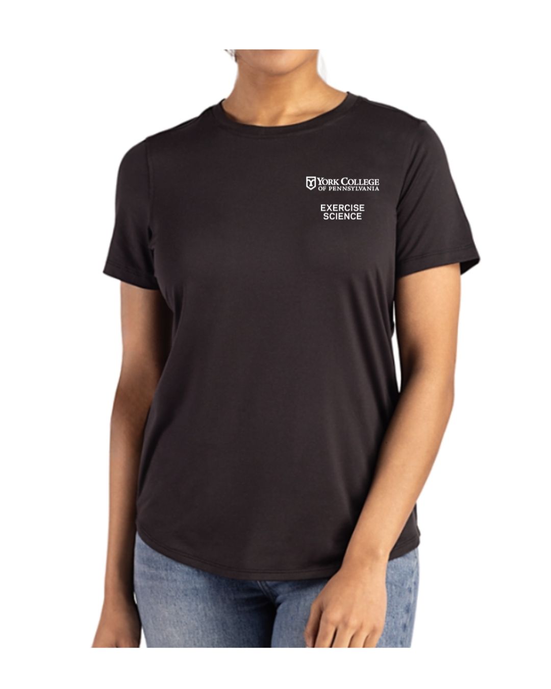 Special Order- Exercise Science- Cutter & Buck Coastline Recycled Double Peached Womens Short Sleeve Tee