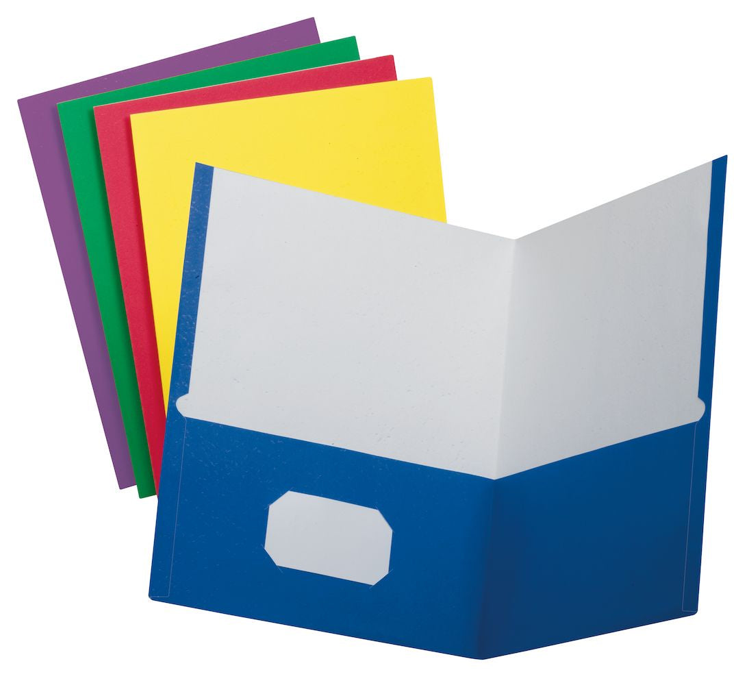 Folder: 2 Pocket - Assorted Colors