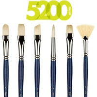 Brush: (Set) Ashley 5200 Series Better Bristle Oil Brushes Pack of 7