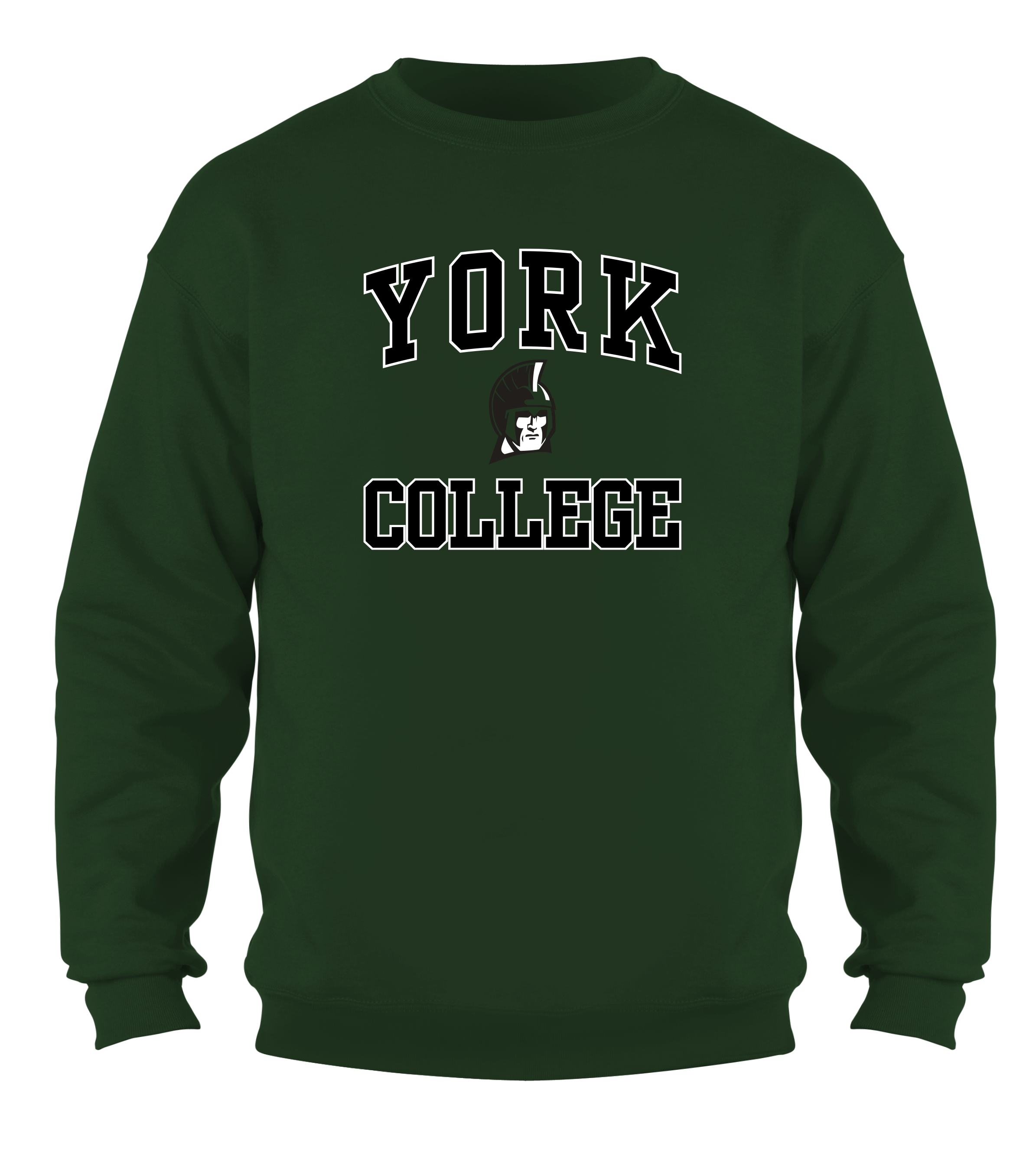 EIGHTY EIGHT CREW SWEATSHIRT W/ YORK COLLEGE OVER SPARTAN