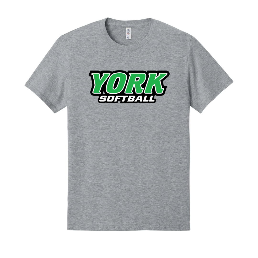 CUSTOM JERZEES CLASSICS SHORT SLEEVE T-SHIRT- SOFTBALL