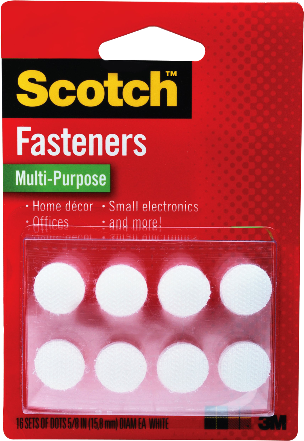 Fasteners - Multi Purpose - .6x.6 - White - 16 Pack