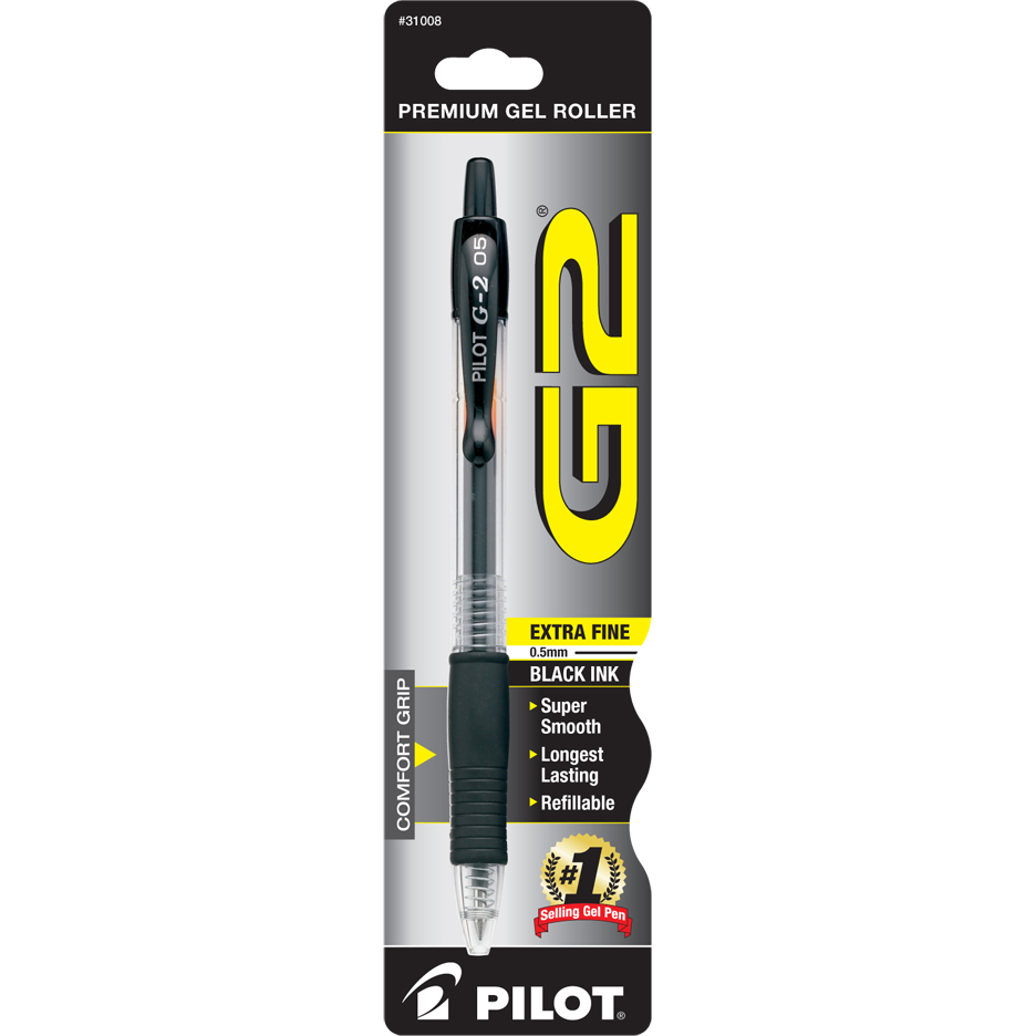 Pen: G2 Retractable Gel - .5mm - Black