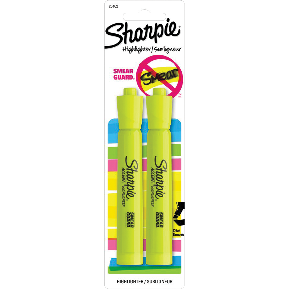 Highlighter: Chisel Tank - Yellow - 2 Pack