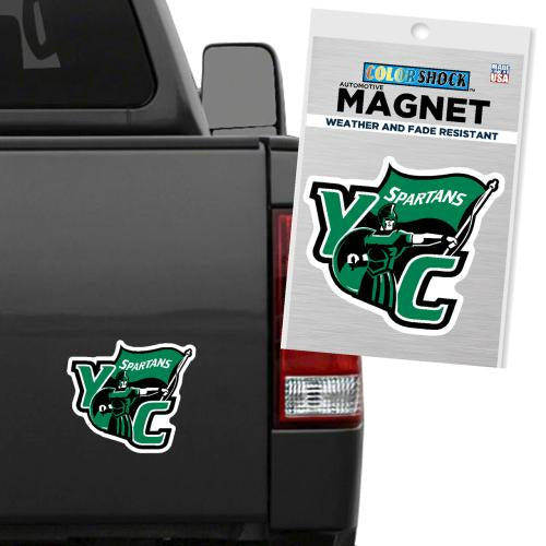 Magnet: Spartan w/Flag Logo
