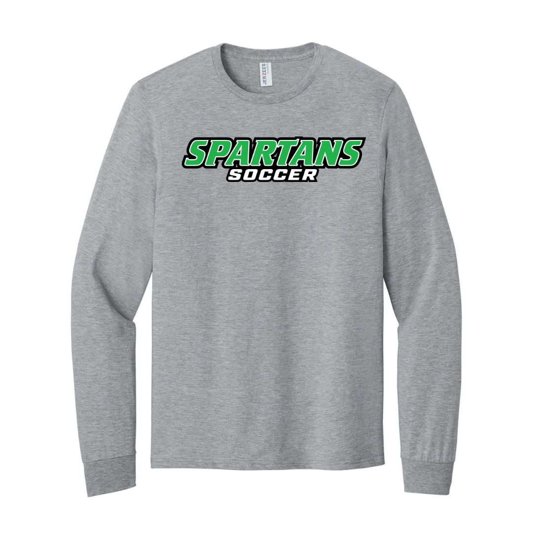 CUSTOM JERZEES CLASSICS LONG SLEEVE T-SHIRT- SOCCER