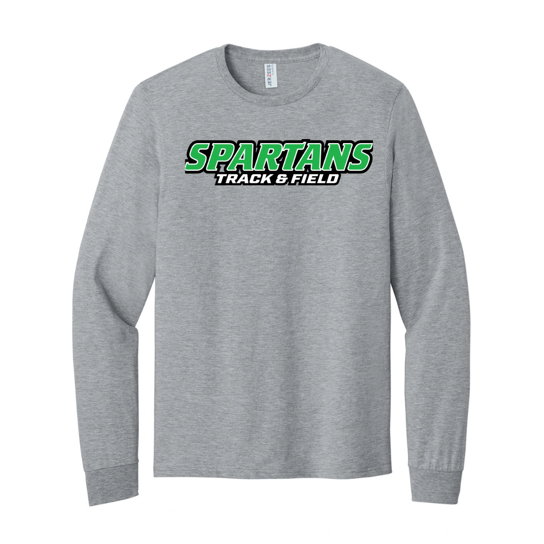 CUSTOM JERZEES CLASSICS LONG SLEEVE T-SHIRT- TRACK AND FIELD
