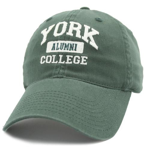 LEGACY EZA HAT W/YORK OVER ALUMNI OVER COLLEGE