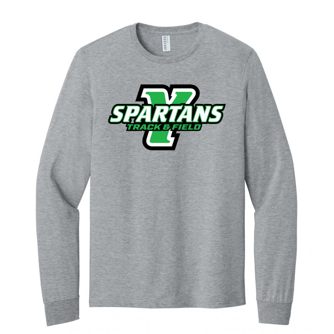 CUSTOM JERZEES CLASSICS LONG SLEEVE T-SHIRT- TRACK AND FIELD