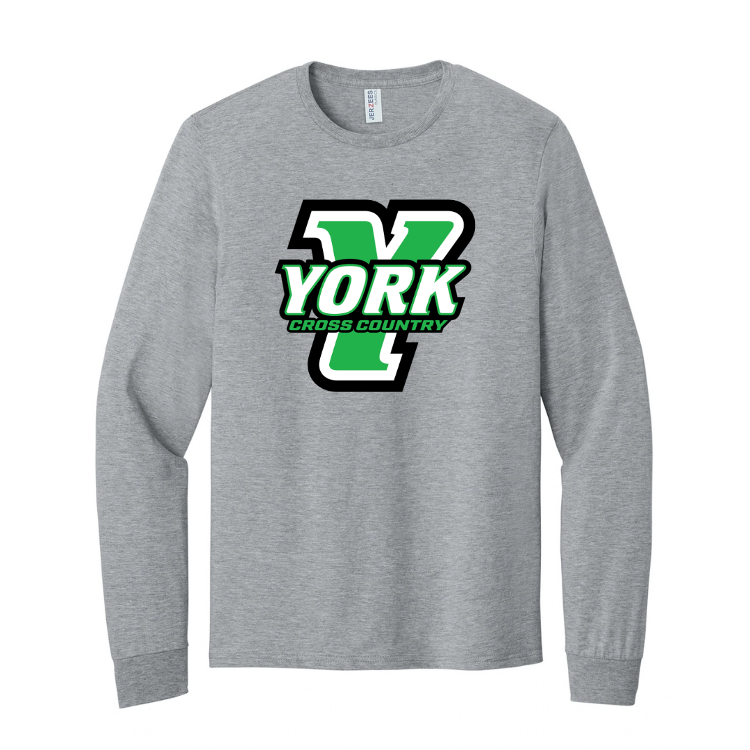 CUSTOM JERZEES CLASSICS LONG SLEEVE T-SHIRT- CROSS COUNTRY