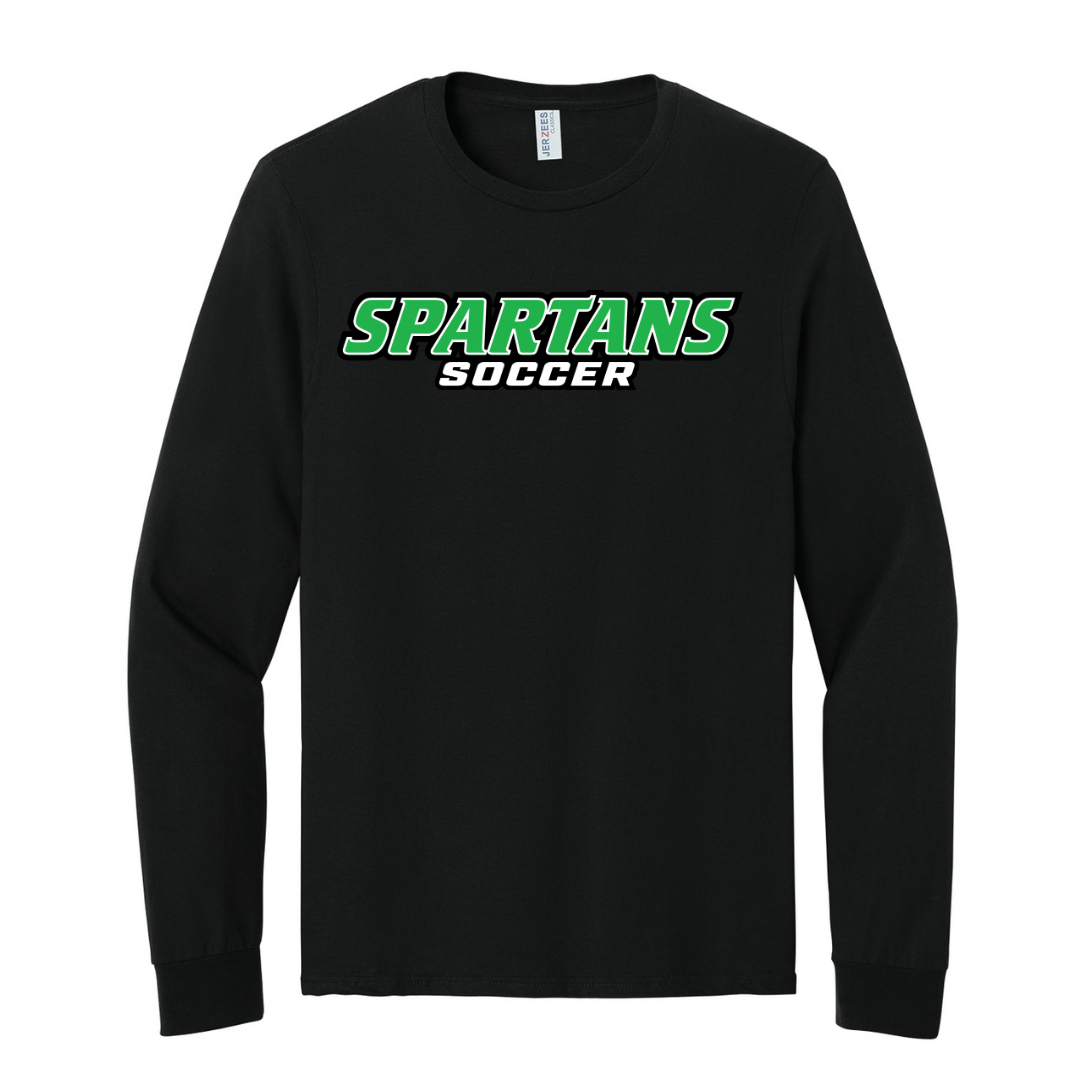 CUSTOM JERZEES CLASSICS LONG SLEEVE T-SHIRT- SOCCER