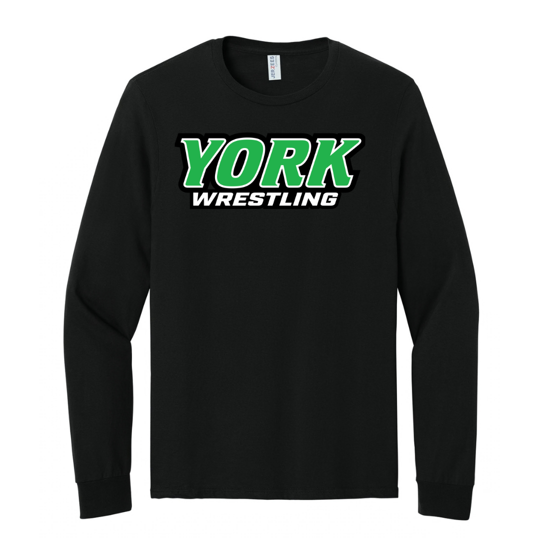 CUSTOM JERZEES CLASSICS LONG SLEEVE T-SHIRT- WRESTLING