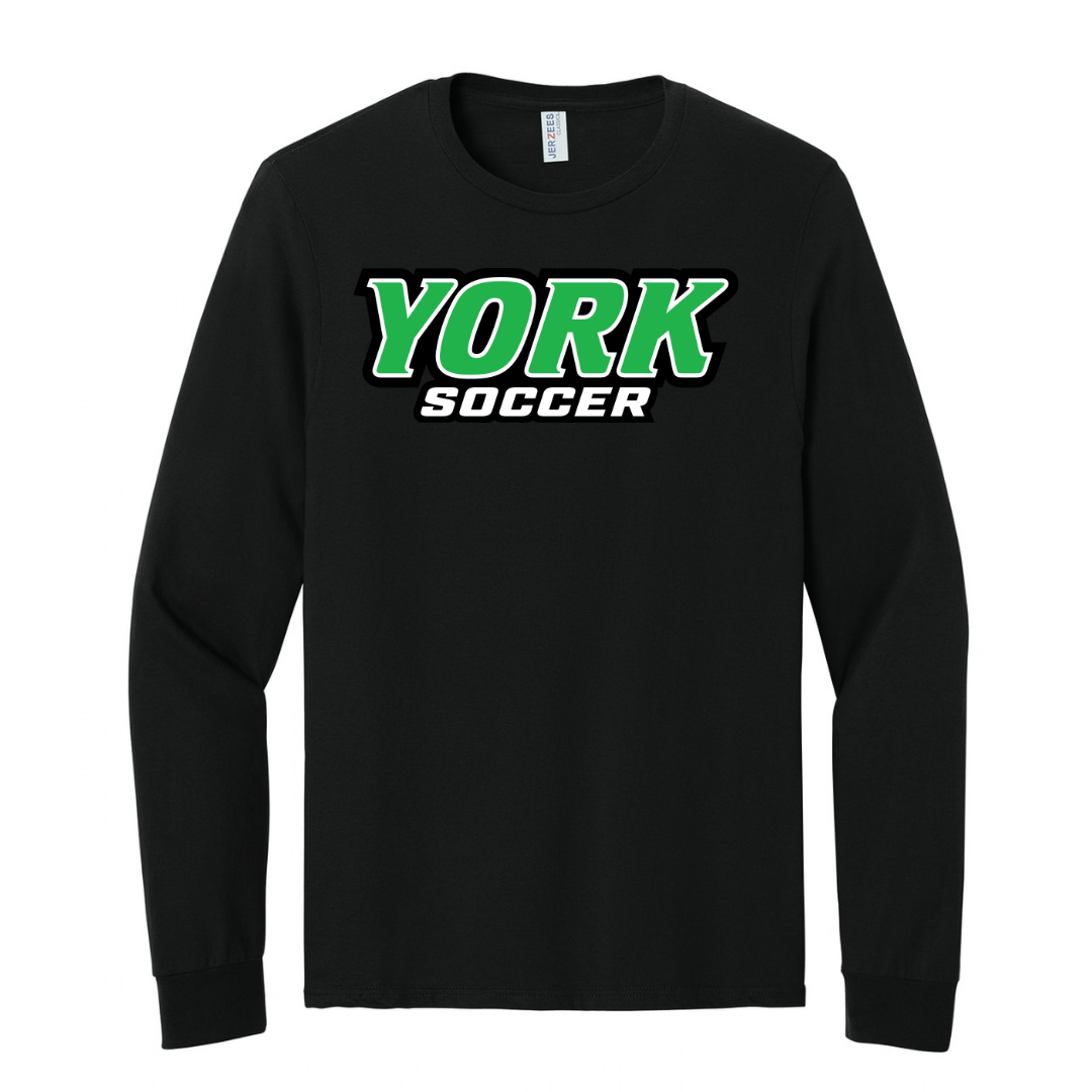 CUSTOM JERZEES CLASSICS LONG SLEEVE T-SHIRT- SOCCER