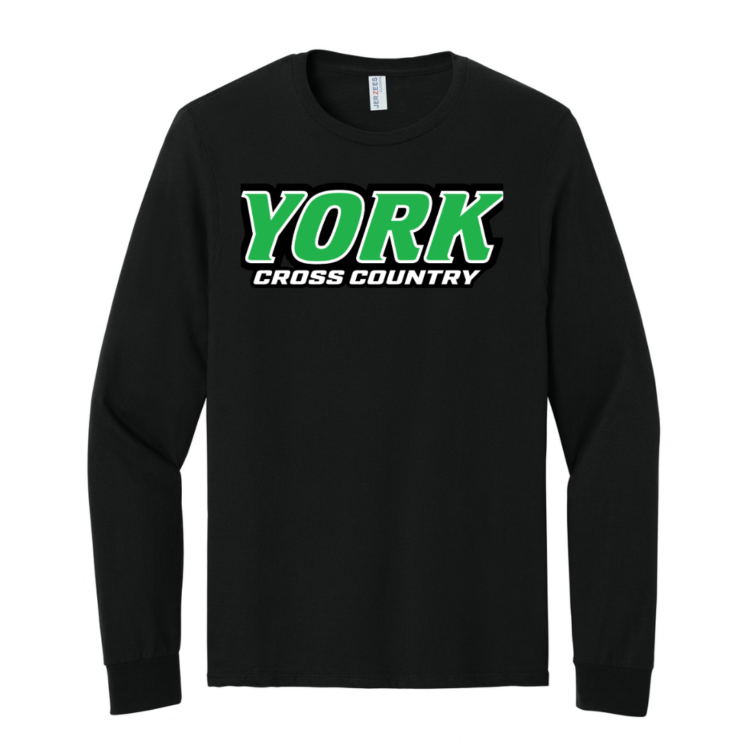 CUSTOM JERZEES CLASSICS LONG SLEEVE T-SHIRT- CROSS COUNTRY