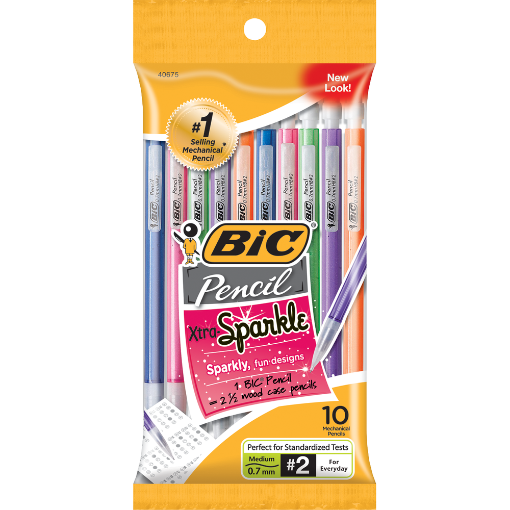 Pencil: Mechanical Xtra Sparkle - .7mm - 10 Pack