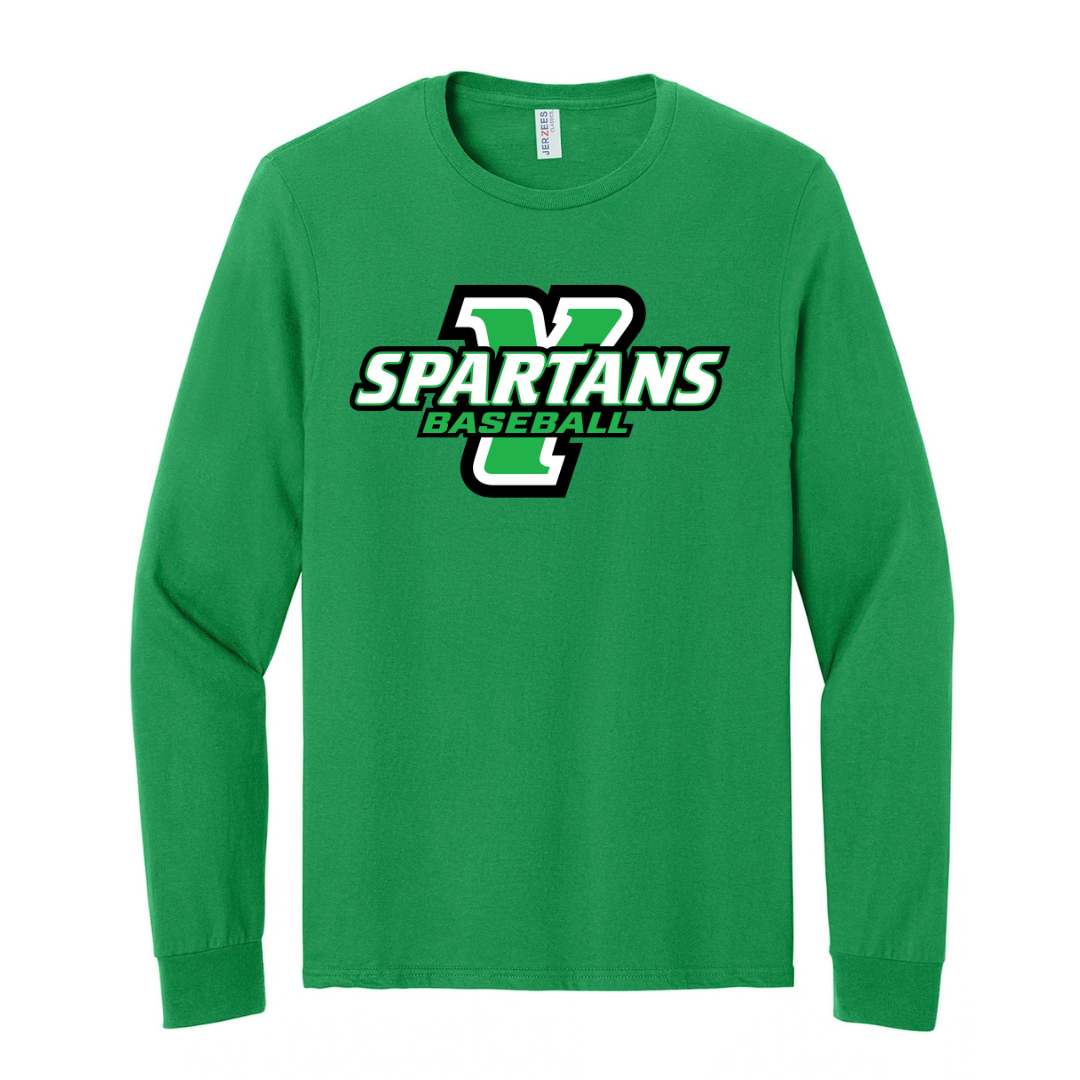 CUSTOM JERZEES CLASSICS LONG SLEEVE T-SHIRT-BASEBALL