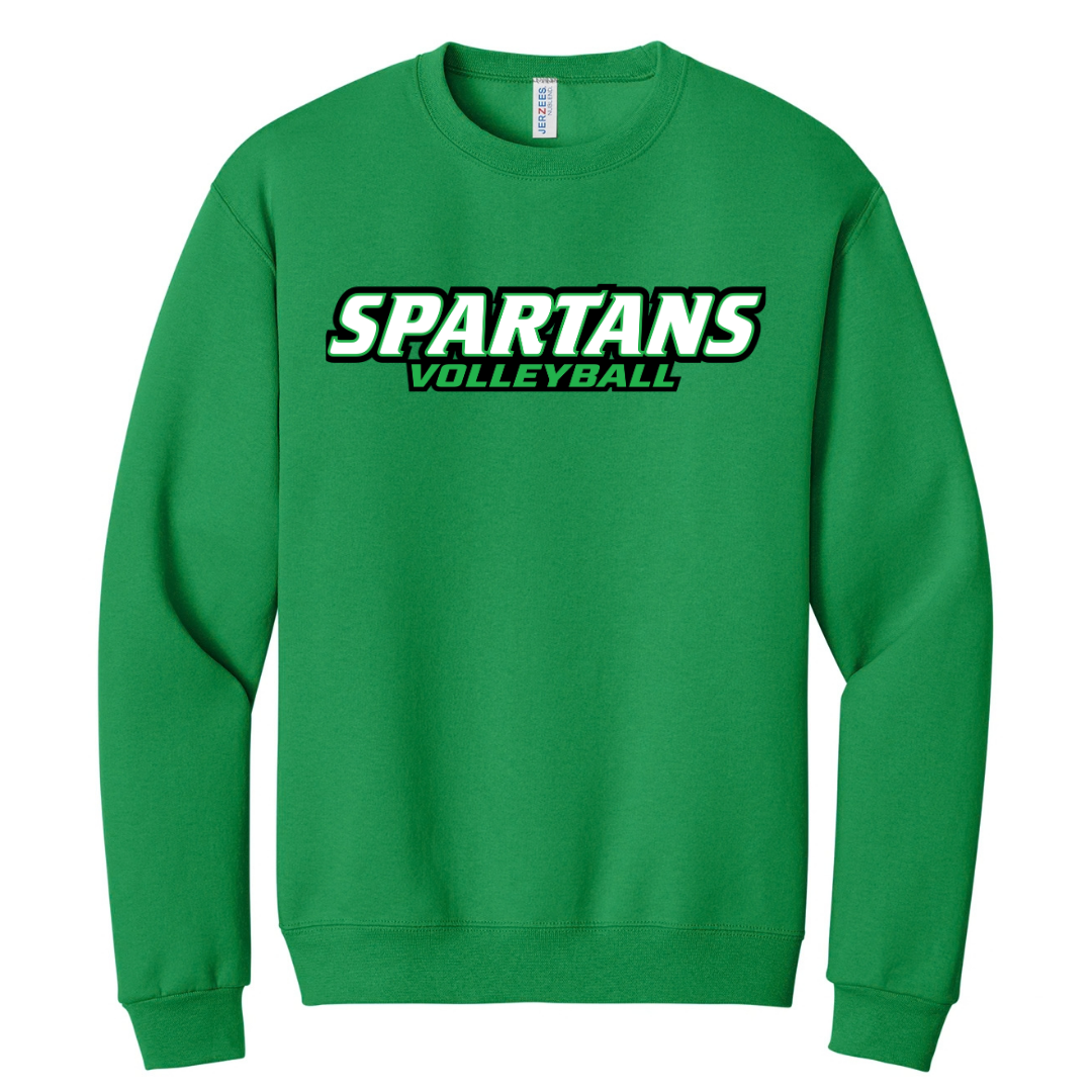 CUSTOM JERZEES CLASSICS CREW SWEATSHIRT- VOLLEYBALL