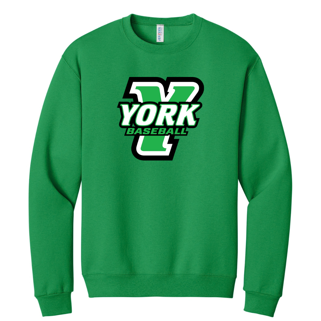 CUSTOM JERZEES CLASSICS CREW SWEATSHIRT- BASEBALL