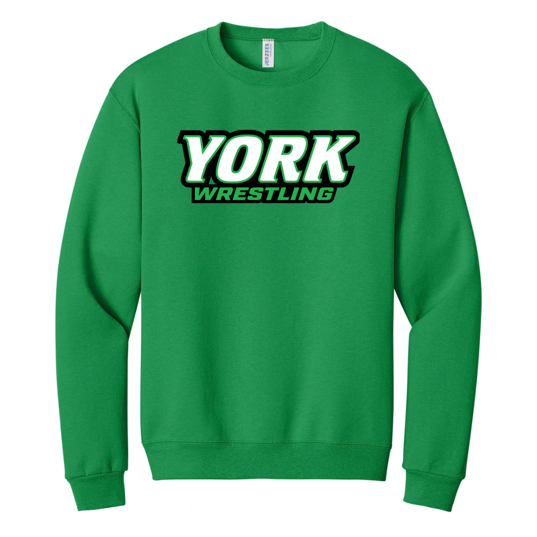 CUSTOM JERZEES CLASSICS CREW SWEATSHIRT- WRESTLING