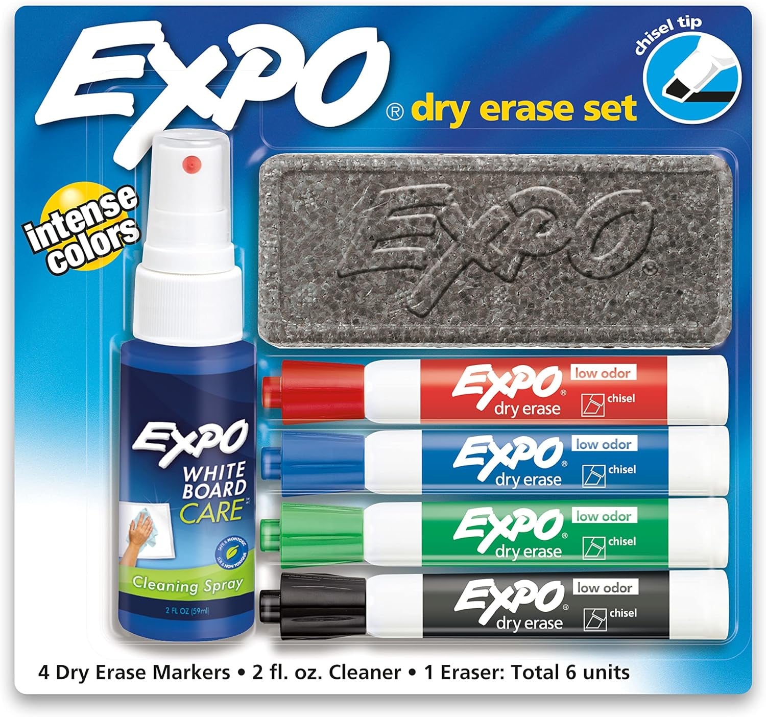 Marker: Dry Erase Set w/Cleaner & Eraser