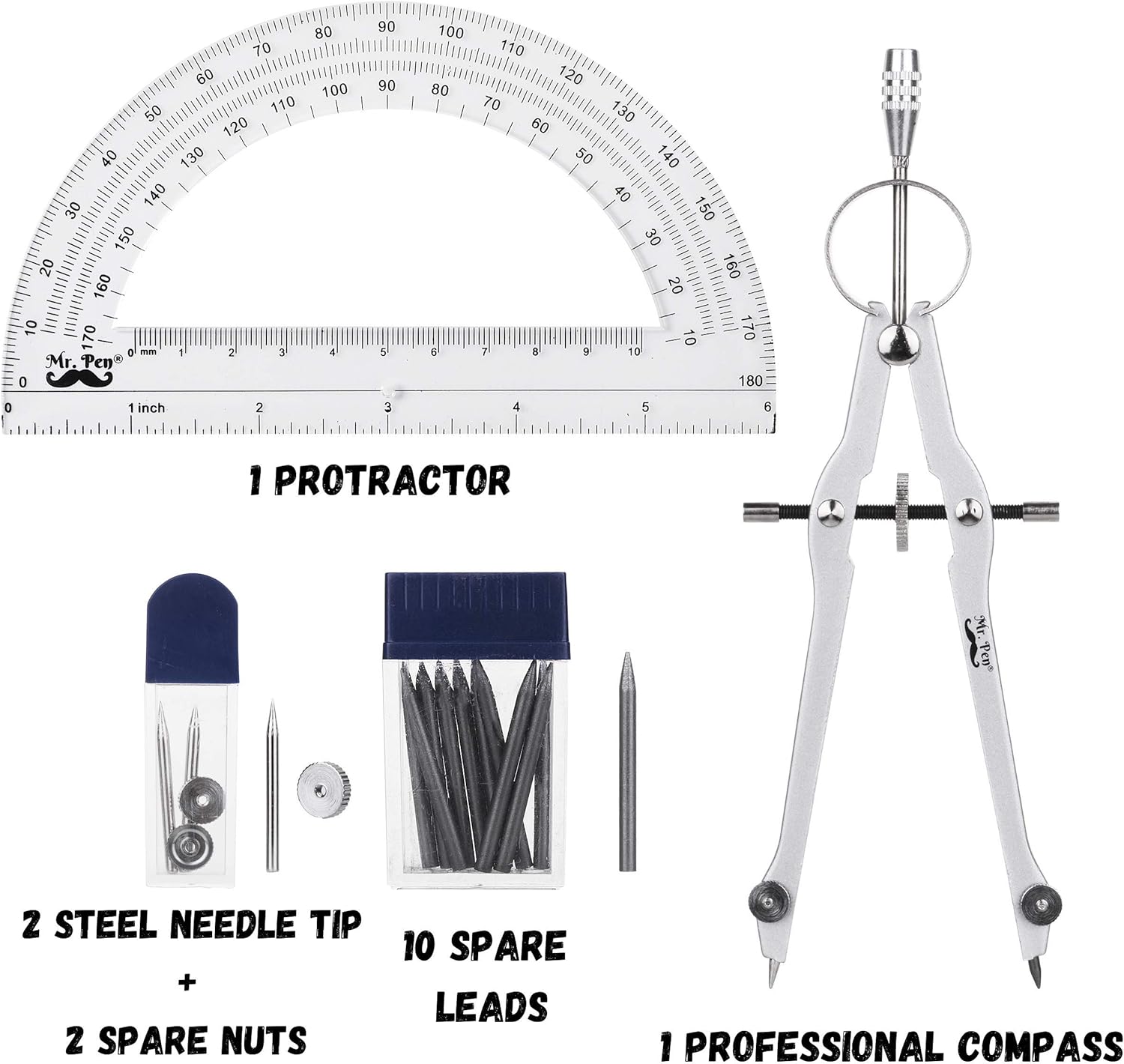 Protractor and Compass Set (EGR264)